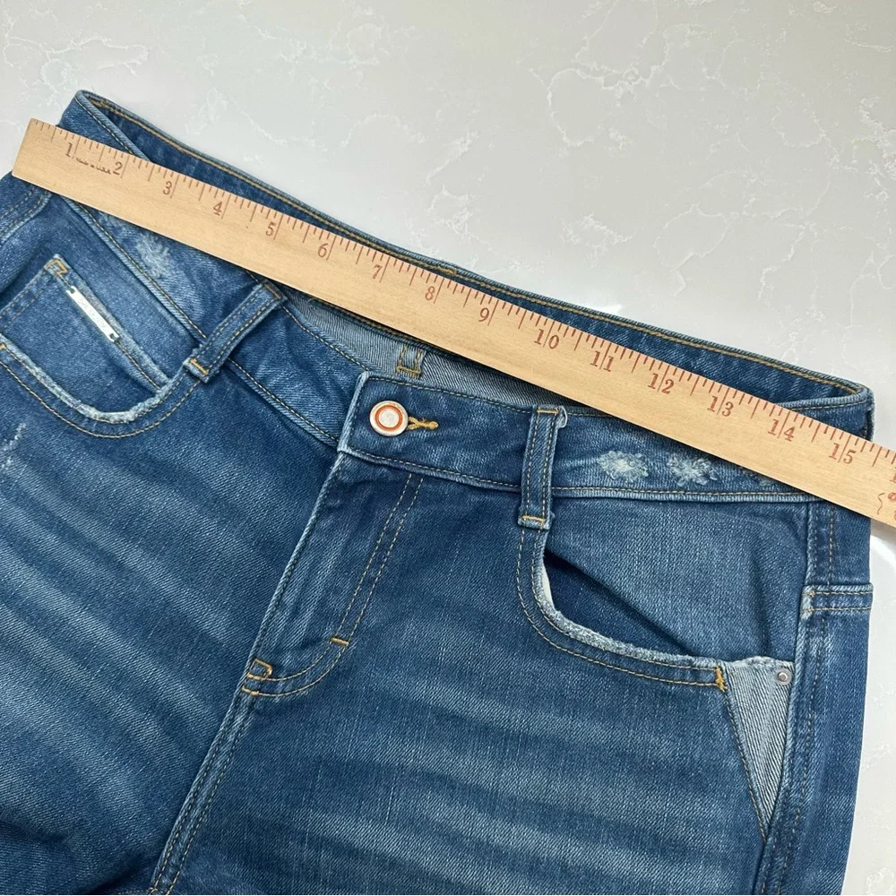 Zara Distressed Straight Leg Jeans. Size: 6 Women’s - Picture 11 of 16